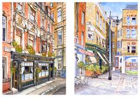 Northumberland Ave & The Grapes